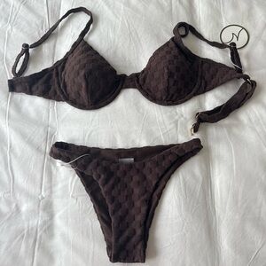 Brown Nika Bikini Set